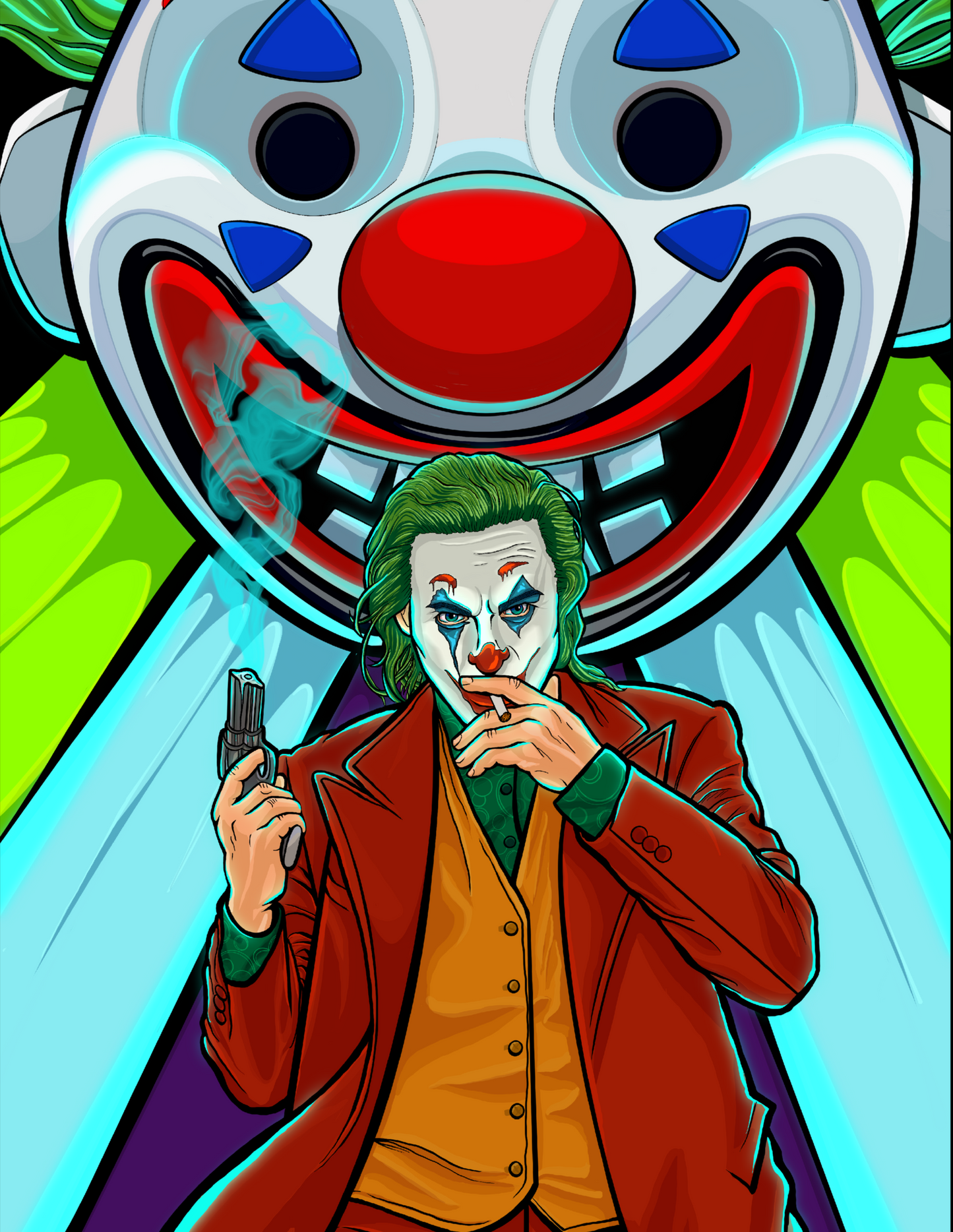 Joker Canvas Print